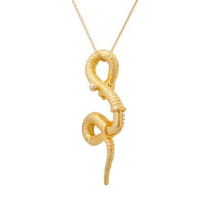 Rose Thorn Acupressure Jewelry 14k Gold Serpent Manifesting