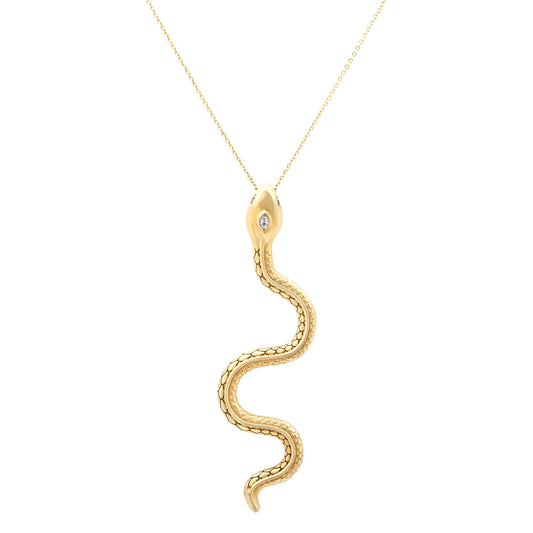 Rose Thorn Acupressure Jewelry 14K Gold Serpent Rosie for Transformation