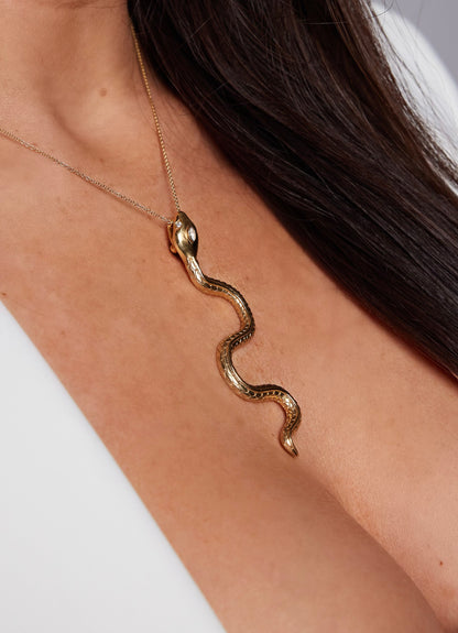 Rose Thorn Acupressure Jewelry 14K Gold Serpent Rosie for Transformation